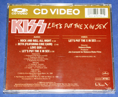 Kiss - Let's Put The X In Sex - Cd Video - 1989 - Uk / Usa - comprar online