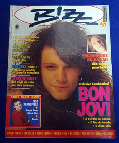 Bizz Nº 63 Revista Outubro 1990 Bon Jovi