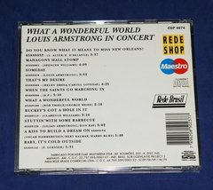 Louis Armstrong - What A Wonderful Word - Cd - comprar online