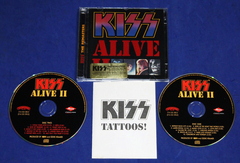 Kiss - Alive Ii - 2 Cd's Remaster 1997 Usa Com Tattoos