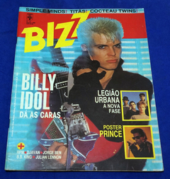 Bizz Nº 13 Revista Agosto 1986 Billy Idol