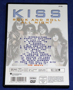 Kiss - Rock And Roll All Night - Dvd - Alemanha - comprar online