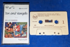 Jon e Vangelis - Page Of Life - Fita K7 1991 Yes