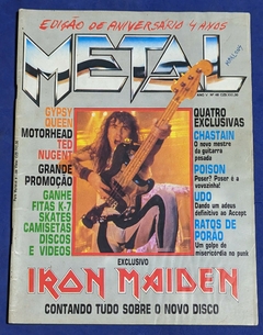 Metal N°48 Revista 1988 Iron Maiden