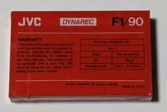 JVC - F1 / 90 Minutos Fita Cassete Virgem Lacrada Japão - comprar online