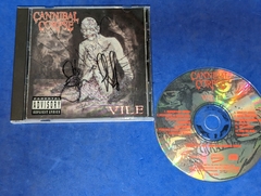 Cannibal Corpse - Vile - CD 1996 Autografado