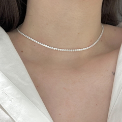 Colar Chocker Rivieira Prata - comprar online