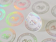 Stickers calados con hot stamping x 5 planchas A3 (40x30 cm) - comprar online