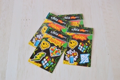 Planchuelas de stickers con packaging x30 U (12,5x9,5 cm) en internet