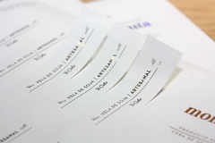 Etiquetas papel adhesivo calada para velas con hot stamping x 5 hojas A3 - comprar online