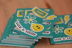 Mini planchas de stickers calados ¡Ideal para regalar a tus clientes! (6,2x9,4 cm) x 160 U. en internet