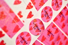 Stickers calados con laminado glitter / 5 planchas A3 (40x30 cm) - comprar online