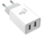 Carregador de tomada c/2 saídas USB branco ELG Bivolt na internet