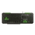 Teclado Gamer Om Hotkeys Multimidia Slim Preto E Verde Multilaser Tc243