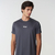 Camiseta Fila Linea Grid Masculina Cinza Escuro - comprar online