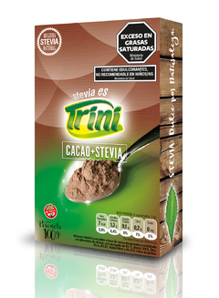 Cacao endulzado con Stevia x 100g