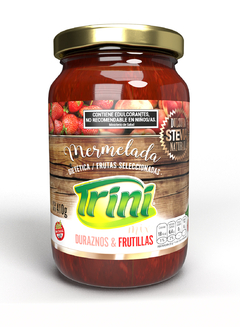 Mermelada de Frutilla y Durazno con Stevia