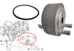 RADIADOR RESFRIADOR TROCADOR CALOR OLEO MOTOR NISSAN FRONTIER 2.5 16v 36MM 2008 2009 2010 2011 2012 2013 2014 2015 - comprar online