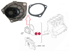 BOMBA DAGUA FIAT TORO 2.0 16V DIESEL 2016 ATÉ 2021 - FC Imports Auto Peças Nacionais e Importados