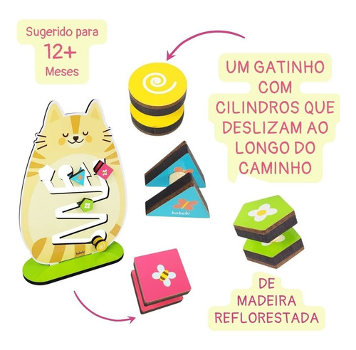Rolando Figuras com o Gatinho - ENGENHA KIDS - Produtos e acessórios para  bebê
