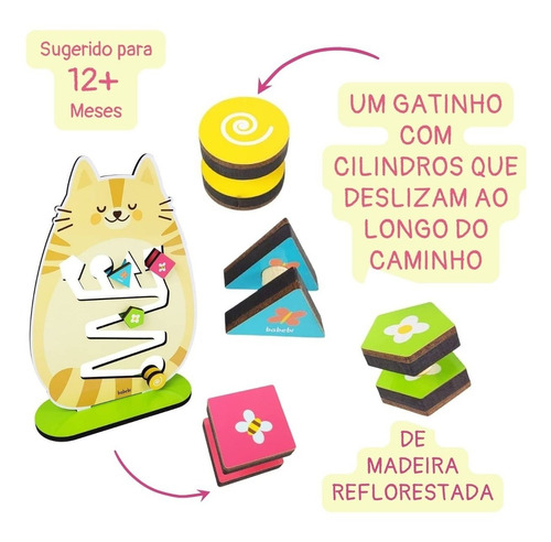 Rolando Figuras com o Gatinho - Nanicas Brinquedos