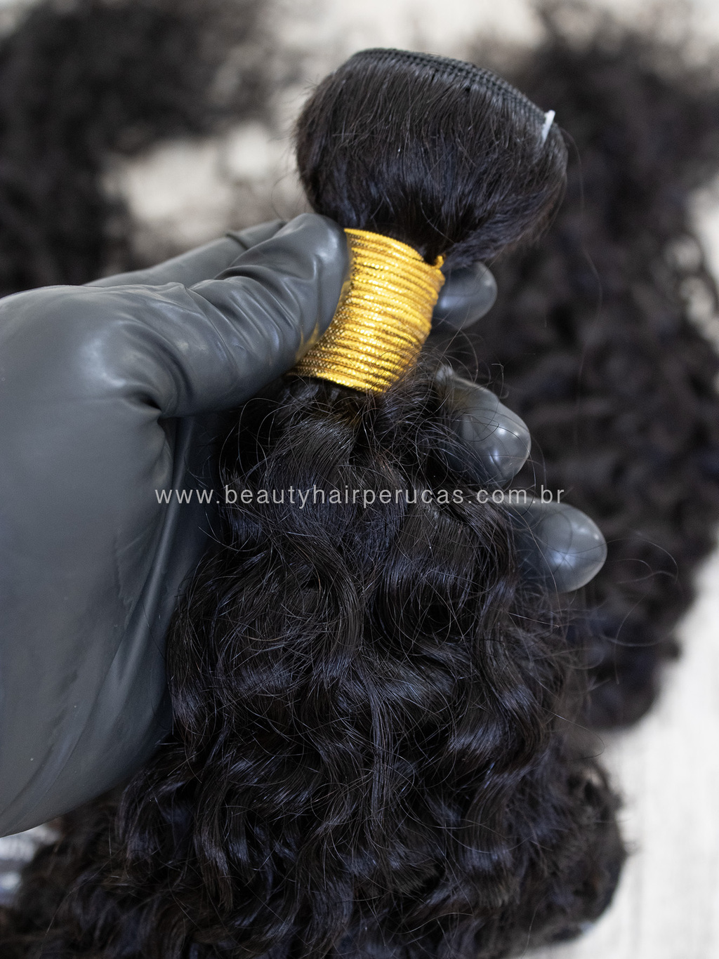 Cabelo Humano Cacheado 200 gramas - Beauty Hair Perucas