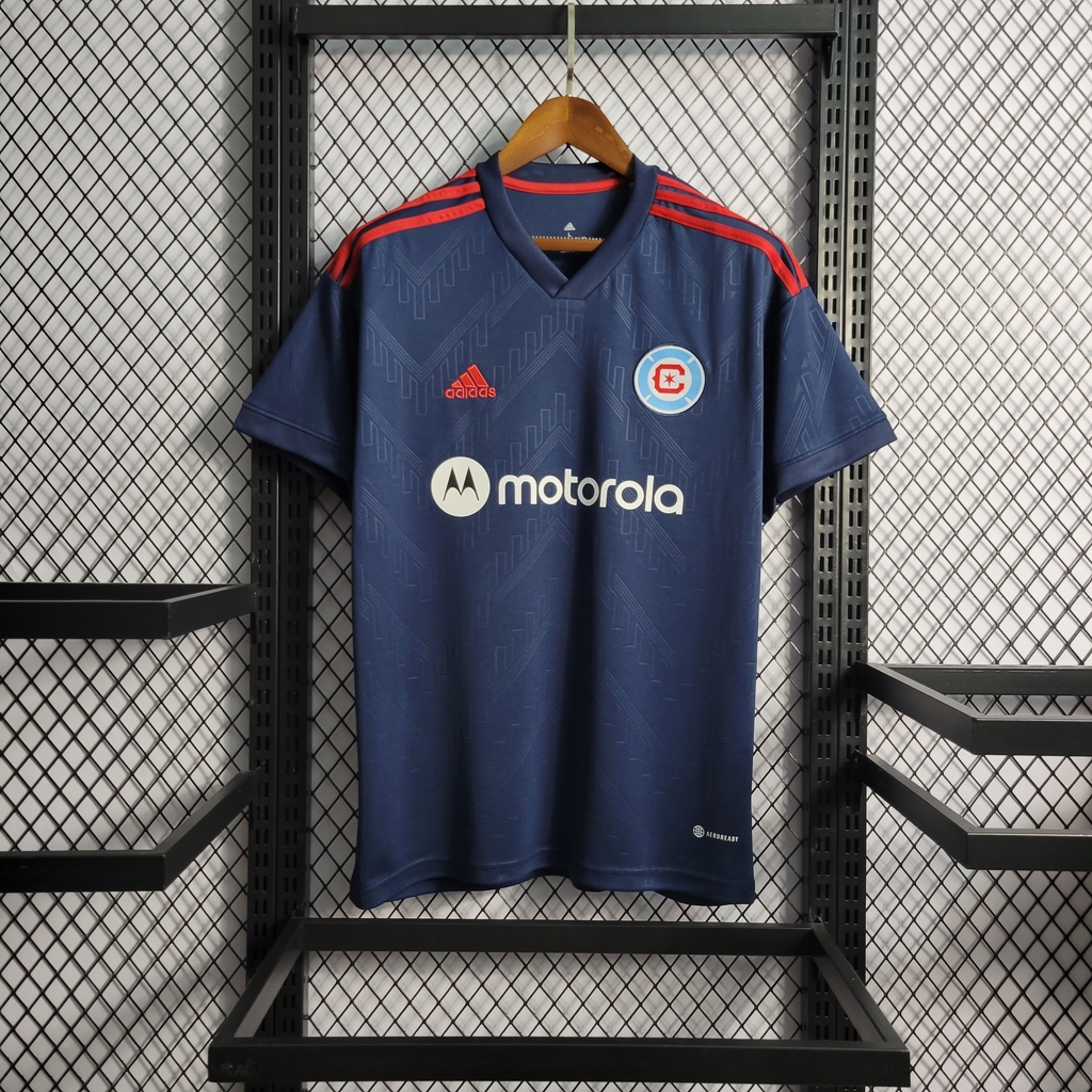 Camisa Titular Chicago Fire 22 23 Masculina Torcedor Adidas