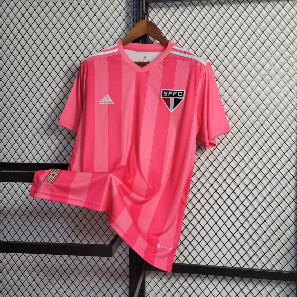Camisa São Paulo Outubro Rosa 22/23 - Masculina - Torceedor - Adidas -  Futeboleiro Store