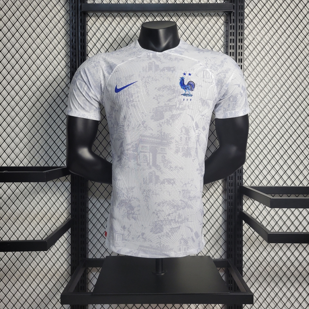 Camisa Reserva França Camisa Copa 2022 Branca- Masculina - Jogador - Nike -  Futeboleiro Store