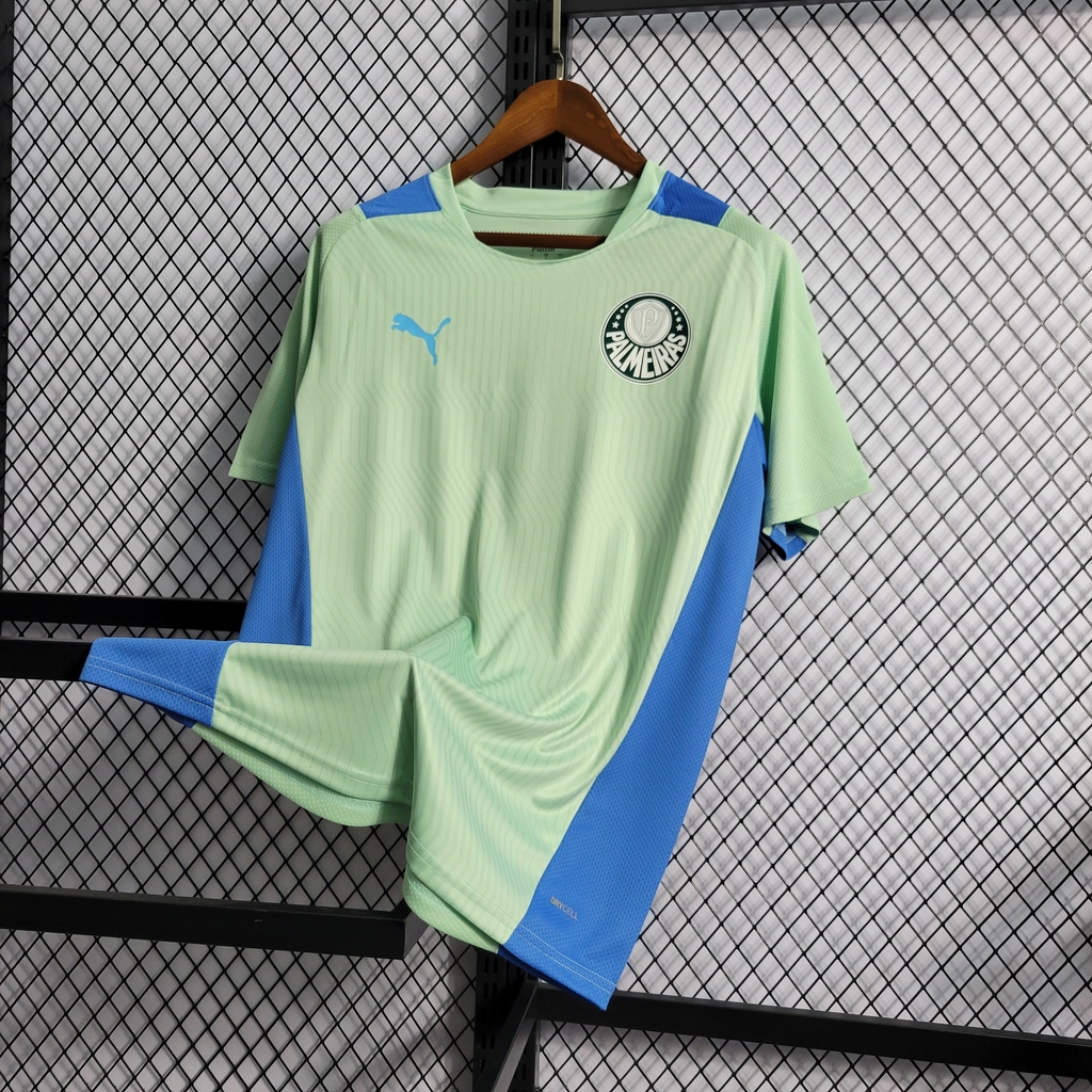 Camisa de Treino Palmeiras verde + azul 22 - Masculina - Torcedor - Pumas