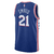 Regata NBA Philadelphia 76ers Joel Embiid Nike Royal 2022/23 Swingman Jersey - Icon Edition - comprar online