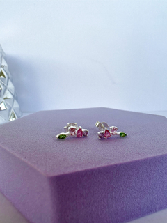 Mini Earcuff zircônias coloridas - comprar online