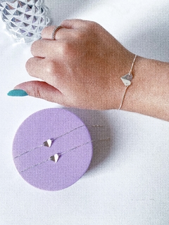 Pulseira coração origami