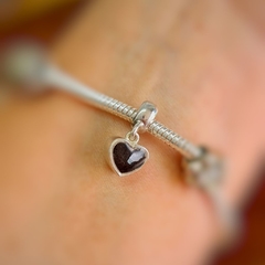 Berloque mini coração em prata 925 - comprar online