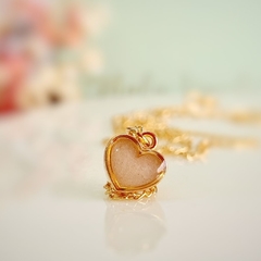 Pingente Mini Coração banhado em ouro - Malu Límoli Joias Afetivas