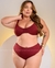 Biquini Plus Size |TAM 44/48| Com top retrô com aro e calça com recorte duplo (Andressa) - comprar online