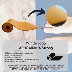 Mat Adho Mukha Strong 60x185 Azafrán - tienda online