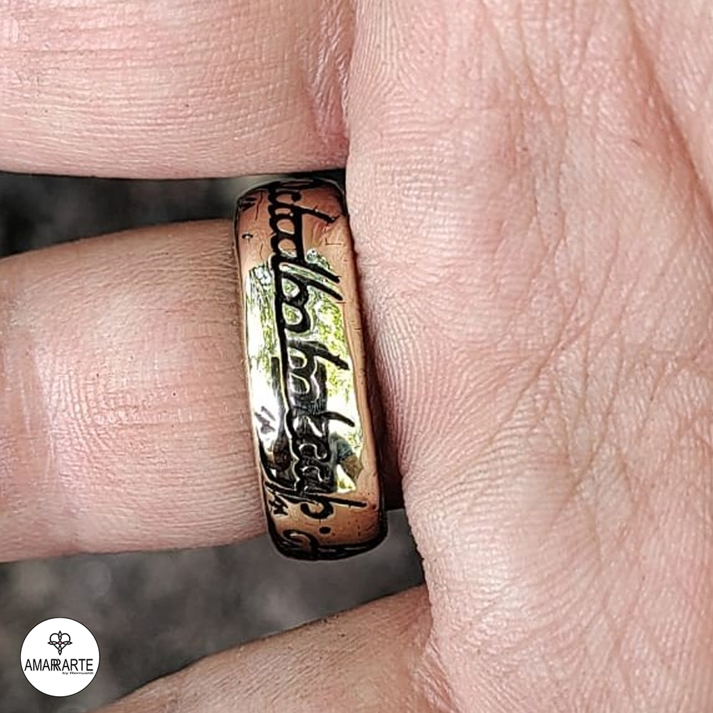 Anillo Unico de El Senor de los Anillos Modelo SIN brillo en Oscuri