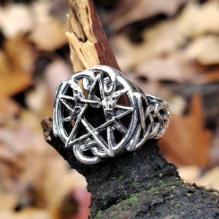 Anillo Pentaculo Pentagrama