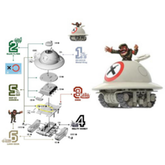 Imagen de METAL SLUG X Set Tanques Model Kit 6pz de Xinshi Hobby