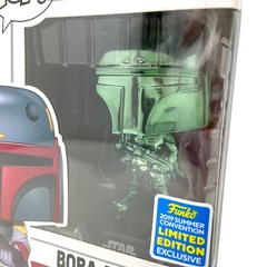 Star Wars Boba Fett Green Chrome Funko Pop #297 SDCC en internet