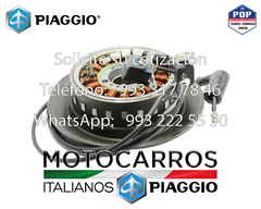 Piaggio Estator Generador y Volante Magneto Completo [1D001847] (kit)