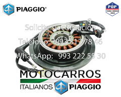 Piaggio Estator Generador y Volante Magneto Completo [58295R] (kit)