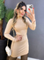 VESTIDO CURTO GOLINHA CANELADO POWER_5761 - comprar online