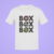 camiseta unissex box box box