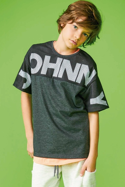 Camiseta ML Infantil Juvenil Johnny Fox Game Roblox Masculino