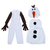 Fantasia Infantil Boneco de Neve Olaf - Festivo Festas | Loja Online de Fantasias e Acessórios