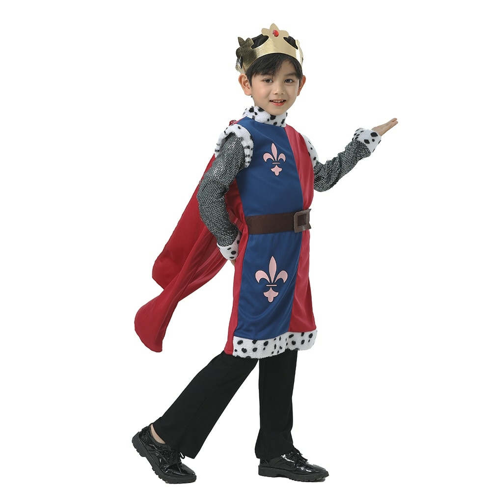 Fantasia Rei Arthur Túnica Medieval Infantil - Festivo Festas