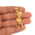Pingente Pantera - 6,5x2cm - 8g - Banhado a Ouro 18k