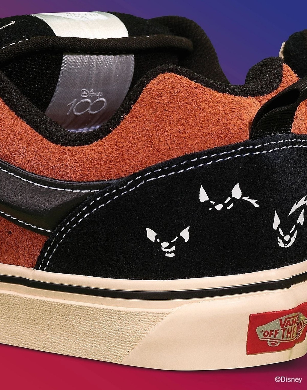 VANS KNU SKOOL DISNEY X SCAR BLACK MANDY SHOES